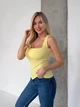 Майка женская эластичная желтого цвета 37932 46/48 - изображение 4
