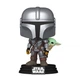 Ігрова фігурка Funko POP! серії Мандалорець - Мандалорець з Ґроґу на спині - изображение 2