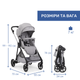 Коляска 2 в 1 Chicco Seety Серая (87097.56.01) - изображение 7