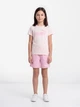 Детский летний комплект (футболка + шорты) для девочки Puma Essentials No.1 Logo 68524021 92-98 см Jasmine Flower (4069161971044) - изображение 1