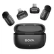 Міні петличний мікрофон BOYA mini 2-01 Lightning + USB Type-C з AI шумозаглушенням та кейсом для iPhone та Android - зображення 1