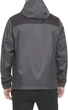 Мужская ветровка Tommy Hilfiger легкая, дышащая, водонепроницаемая с капюшоном 3XL темно--серая с черными вставками - изображение 3