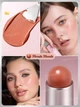 Масляные кремовые румяна в стике Buttery Bliss с сияющим финишем от SHEGLAM - Hush Hush 6 g - изображение 2