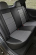Авточехлы на Skoda Octavia Tour (CZ) Auto Style пилот кожзам черно серый - изображение 2