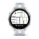 Смарт-годинник Garmin Forerunner 965 з титановим безелем, білим корпусом та біло-сірим силіконовим ремінцем - изображение 3