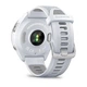 Смарт-годинник Garmin Forerunner 965 з титановим безелем, білим корпусом та біло-сірим силіконовим ремінцем - изображение 6
