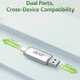 Флешка Acer 32 GB UT300 USB-A/Type-C 3.2 Silver (BL.9BWWA.588) - зображення 7