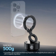 Тримач з електроприсоскою Ulanzi SK-22 Electric suction cup bracket for mobile phones Black (6974774334392) - зображення 8