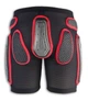 Шорти захисні спортивні UFO PADDED PLASTIC XS Black/red (PI09126) - изображение 2