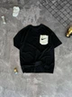 Мужская футболка Nike плотная 2-х нитка карман с коротким рукавом черная L (LUX1545) - изображение 2