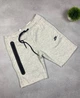 Чоловічі шорти Nike Tech Fleece бавовна даблфейс з кишенею на блискавці сірі XL (LUX1517) - зображення 1