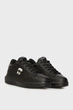 Чоловічі чорні шкіряні снікерси KAPRI MENS Karl Lagerfeld 42 KL52530N - зображення 3
