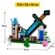 Конструктор Minecraft алмазный меч в скале — игровая сцена с фигурками, 359 деталей, набор 6+, AA8003 - изображение 5