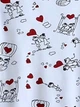 Дитяча футболка - піжама для дому та сну onesize 134-158 білий - зображення 4
