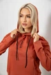 Спортивний костюм жіночий двонитка, колір теракотовий, 214R1419-001 розмір M - изображение 2