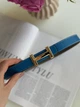 Жіночий двосторонній шкіряний ремінь із золотою пряжкою 549-04/1 - изображение 1