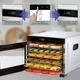 Сушилка для овощей и фруктов ProfiCook PC-DR 1218 дегидратор 650 Вт, 6 полок, нержавеющая сталь - изображение 7