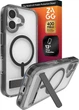 Чехол противоударный с подставкой ZAGG Gear4 Crystal Palace MagSafe для Iphone 16 Прозрачный + Black - изображение 1