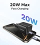 Мережевий зарядний пристрій UGREEN X512 20W GaN Чорний - зображення 6