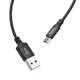 Кабель USB Hoco X14 Times Speed, MicroUSB, Black, 1m - изображение 3