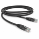 Патч-корд Cablexpert PP12-5M/BK UTP CAT5e для мережевого обладнання мідний 5м Чорний - зображення 3