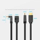 Кабель Vention HDMI M - M 2 м V2.0 4K 60Гц PVC с угловым коннектором 270 градусов Black (AAQBH) - изображение 4