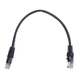 Патч-корд Cablexpert PP12-0.25M/BK UTP CAT5e для мережевого обладнання мідний 0.25м Чорний - зображення 3