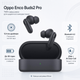 Бездротові навушники Oppo Enco Buds2 Pro 12.4 мм Bluetooth 5.3 38h IP55 Graphite Black - зображення 2