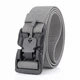 Ремень быстросъемный с магнитной пряжкой Tactical Belt 120x3,8 см, Серый - изображение 1