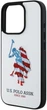Панель U.S. Polo Leather Big DH American Flag USHCP15XPUSH для iPhone 15 Pro Max White (3666339386153) - зображення 1