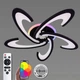 Люстра потолочная светодиодная с музыкальной колонкой и RGB подсветкой для гостиной и спальни VALESO YZD1274 - изображение 9