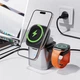Зарядний бездротовий пристрій ACEFAST Z9 Wireless QI 6в1 80W USB-C для телефона, ноутбука, годинника, навушників та планшета Сірий - изображение 6