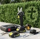 Секатор кусторез аккумуляторный TOOLME TM050 21В, кейс, АКБ 2шт, диаметр веток до 25 мм - изображение 1