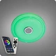 Люстра світлодіодна 517 Dlight RGB з пультом і колонкою 80Вт Білий (02165) - зображення 6