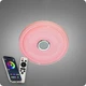 Люстра світлодіодна 517 Dlight RGB з пультом і колонкою 80Вт Білий (02165) - зображення 7