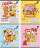 Набор тетрадей Kite Garfield Retro/Classic 12 листов в косую линию 5 шт (GF26-235/5) - изображение 1