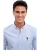 Рубашка мужская с длинным рукавом U.S. Polo Assn. 1753823.LBLUE M голубая (8683856308690) - изображение 2