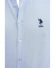Рубашка мужская с длинным рукавом U.S. Polo Assn. 1753823.LBLUE M голубая (8683856308690) - изображение 5