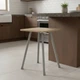 Табурет кухонный Ferrum-decor 430x320x320 Серый металл ДСП Дуб Сонома 16 мм (FRD-104646) - изображение 4