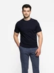 Футболка чоловіча темно-синя трикотажна Arber Crew-neck SS120 XXL зріст 5 синій (M09.19.09.621) - изображение 1
