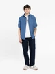 Сорочка чоловіча синя 100% бавовна Arber LINEN SHIRT 1 40 зріст 4 синій (M05.10.06.611) - зображення 2