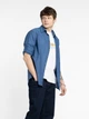 Сорочка чоловіча синя 100% бавовна Arber LINEN SHIRT 1 40 зріст 4 синій (M05.10.06.611) - зображення 4