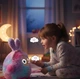 Інтерактивна плюшева іграшка з AI LED-очима та голосовою взаємодією Bobo 26×24 см - зображення 3