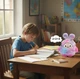 Інтерактивна плюшева іграшка з AI LED-очима та голосовою взаємодією Bobo 26×24 см - зображення 4