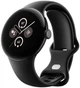 Smartwatch Google Pixel Watch 2 Wi-Fi Aluminum Case / Obsidian Active Band Matte Black (GA05029-DE) - obraz 1
