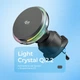 Автотримач з бездротовою зарядкою Proove Light Crystal Qi2.2 25 W gray - зображення 3