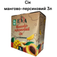 Сік мангово-персиковий з м'якоттю Bag-in-box 3 л - зображення 2