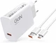 Зарядное устройство Lexego 120W Fast Charge USB + кабель USB Type-C, блок питания PD / QC, быстрая зарядка для iPhone, Samsung, Xiaomi, Poco, айфона, сяоми, самсунга White (XMK-120W) - изображение 4