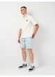 Сорочка H&M S Білий 1178588_чорн.надп - зображення 3
