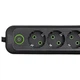Сетевой фильтр-удлинитель 5 розеток 3xUSB-A 1xUSB-C кабель 3 м черный с выключателем защита от перегрузки для дома офиса компьютера телевизора ПК смартфона зарядка Yiwu - изображение 4